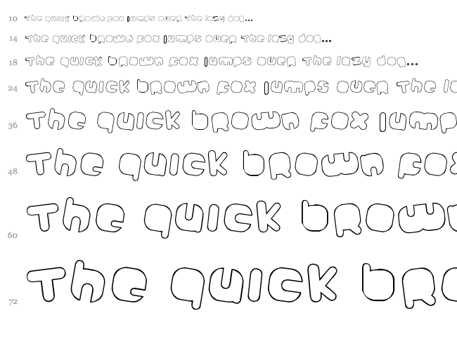 Johanneke font waterfall
